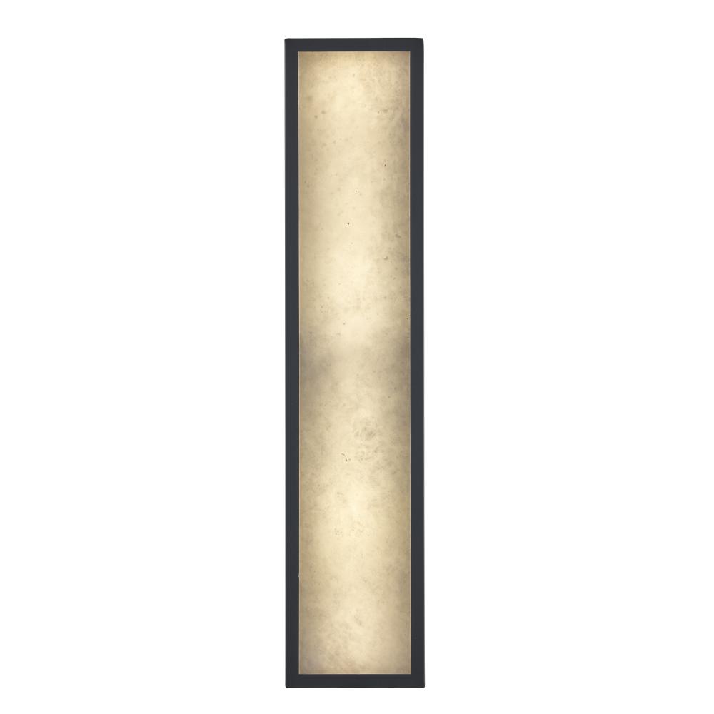 22' ALABASTER SQUARE SCONCE-BK
